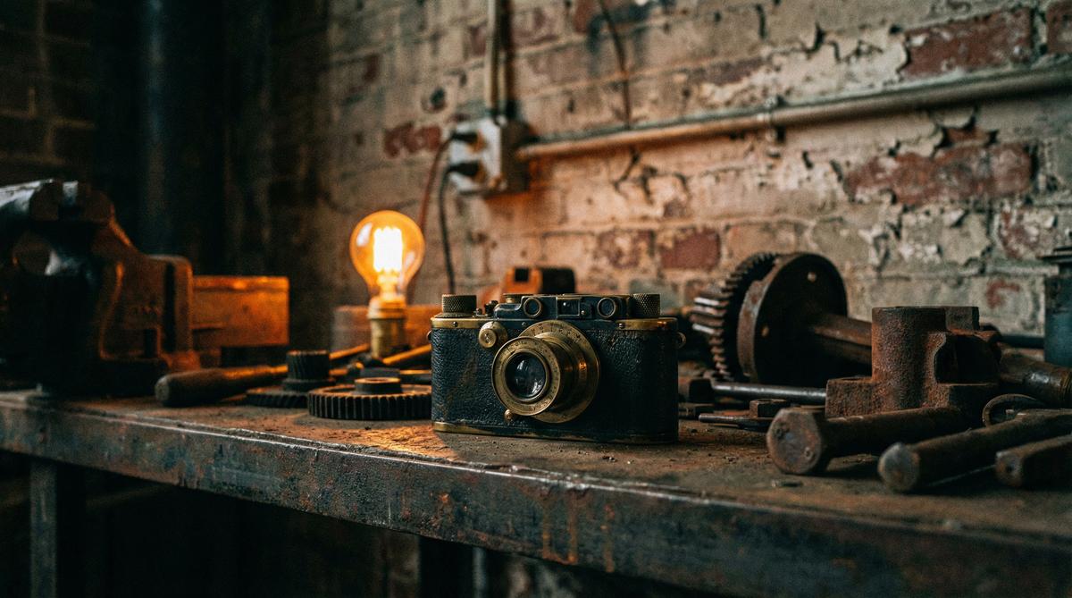 蘑菇影视工业摄影视频教程-复古相机与工业质感